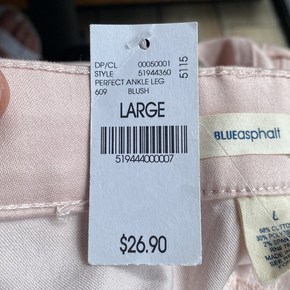 Blue Asphalt Pink jeans size large new with tags - Picture 9 of 9